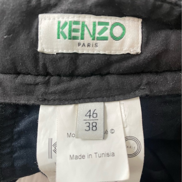 Men’s Black Kenzo Draw String Slacks/Pants - Picture 4 of 4